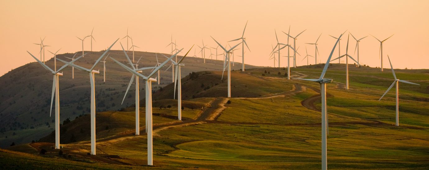 Image of wind turbines